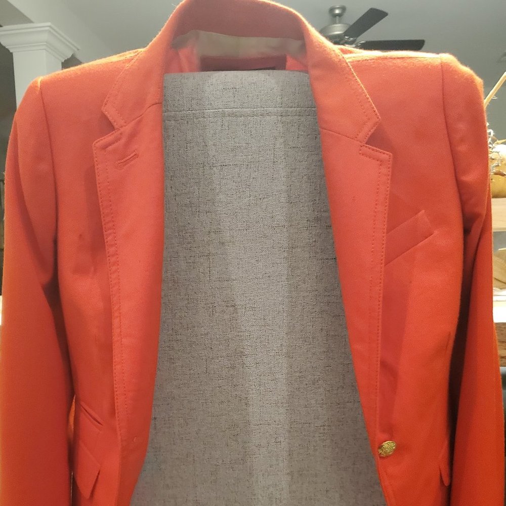 J Crew Wool Blazer Size O